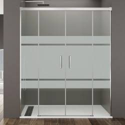 BASIC-GME-MAMPARA DUCHA FRONTAL SPAZIO - DECORADO FROST PLUS