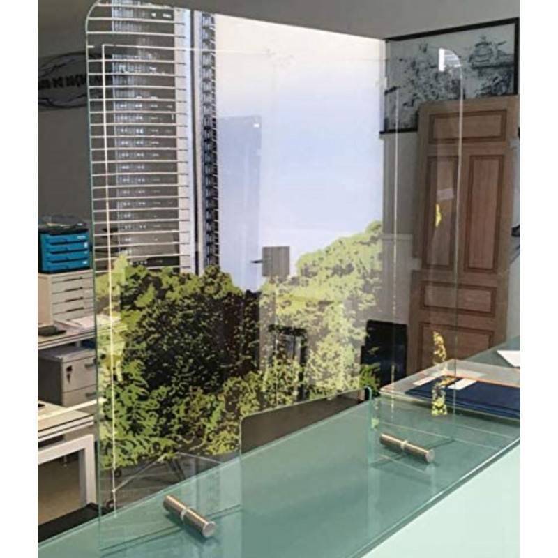 mampara de proteccion de mostrador 170x70 sin ventana